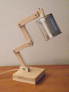 lampe boite de conserve